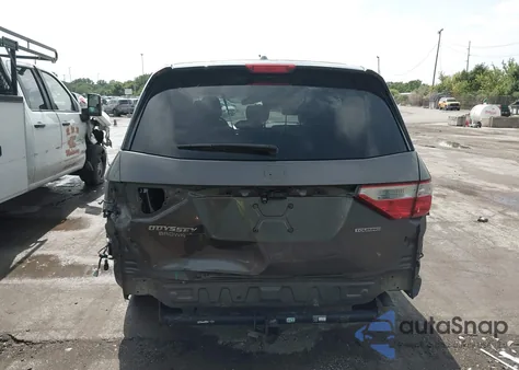 2012 Honda Odyssey Touring/Touring Elite from USA, damaged, VIN 5FNRL5H97CB059132